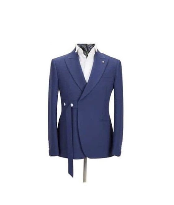 The Contemporary Cobalt Sash Suit