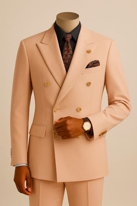 The Ivory Boardroom Double-Breasted Suit