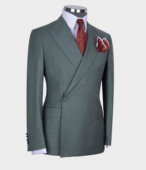 The Imperial Slate Peak Lapel Suit