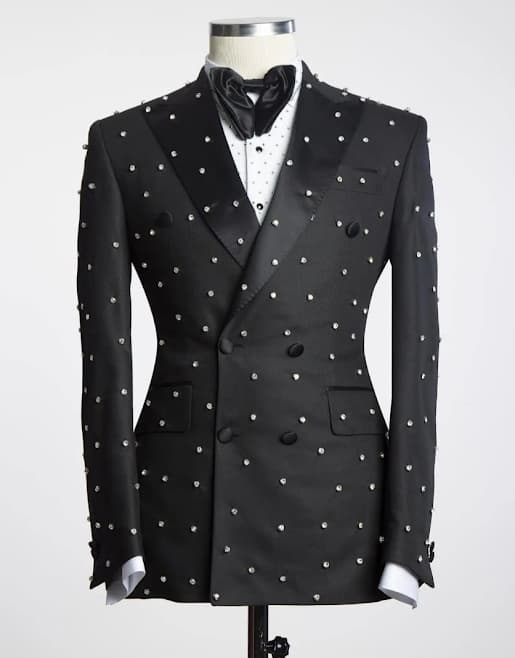 The Supreme Studded Gala Double-Breasted Suit