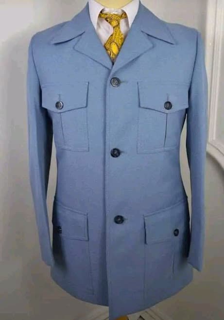 The Charcoal Ambassador Safari Suit