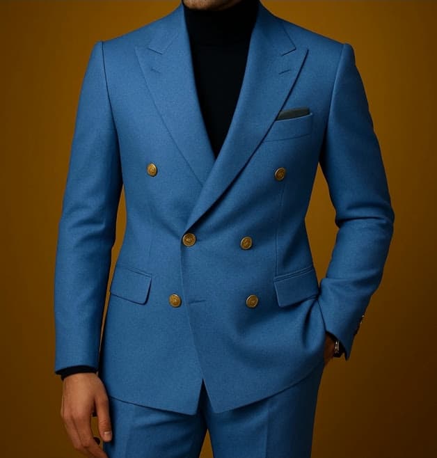 Double breast suits, custom men's suit Kigali - Mr. Sewing