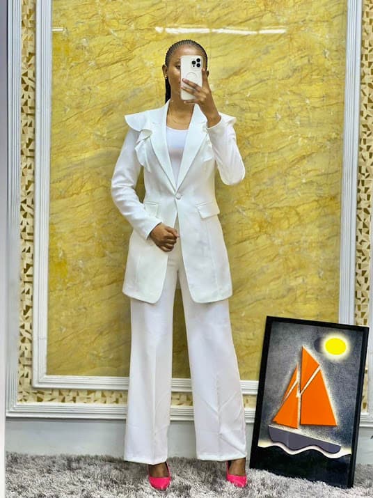 The Sovereign Royal Blue Pant Suit